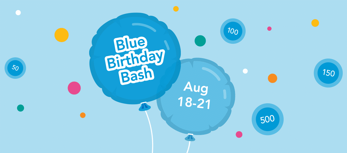 Shopkick’s Blue Birthday Bash is coming