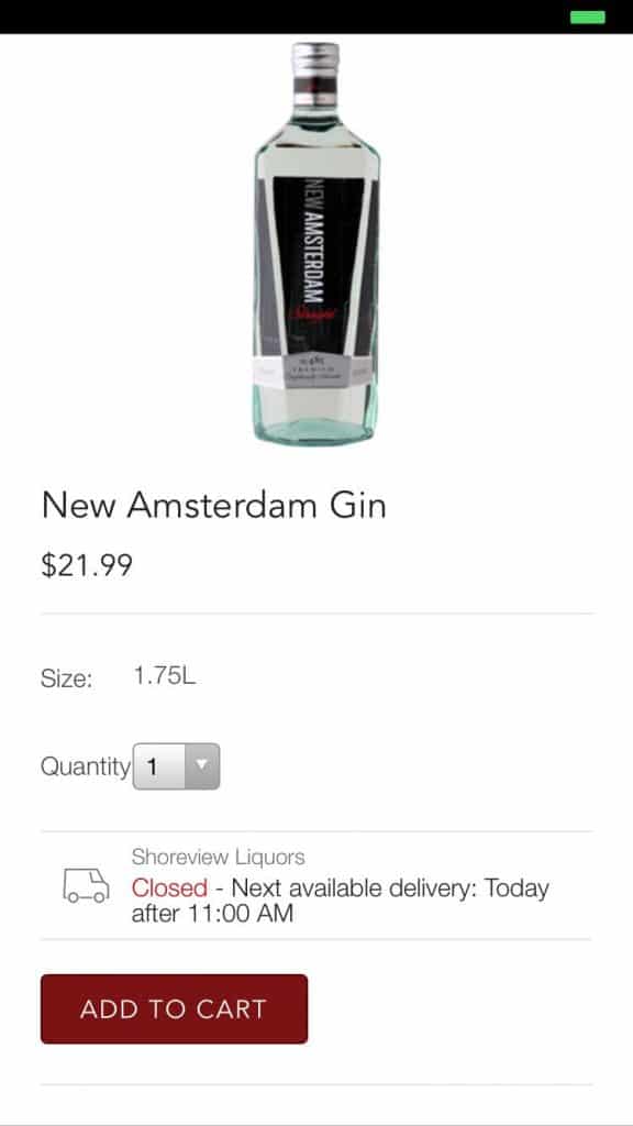 minibar gin