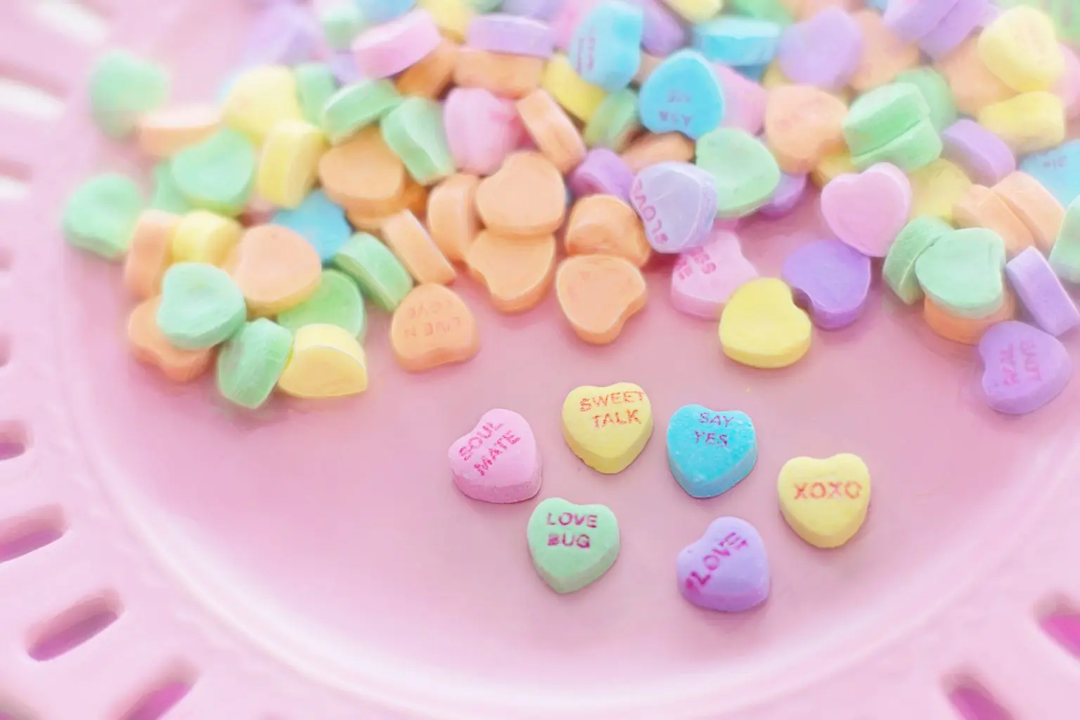 valentine's day candy hearts