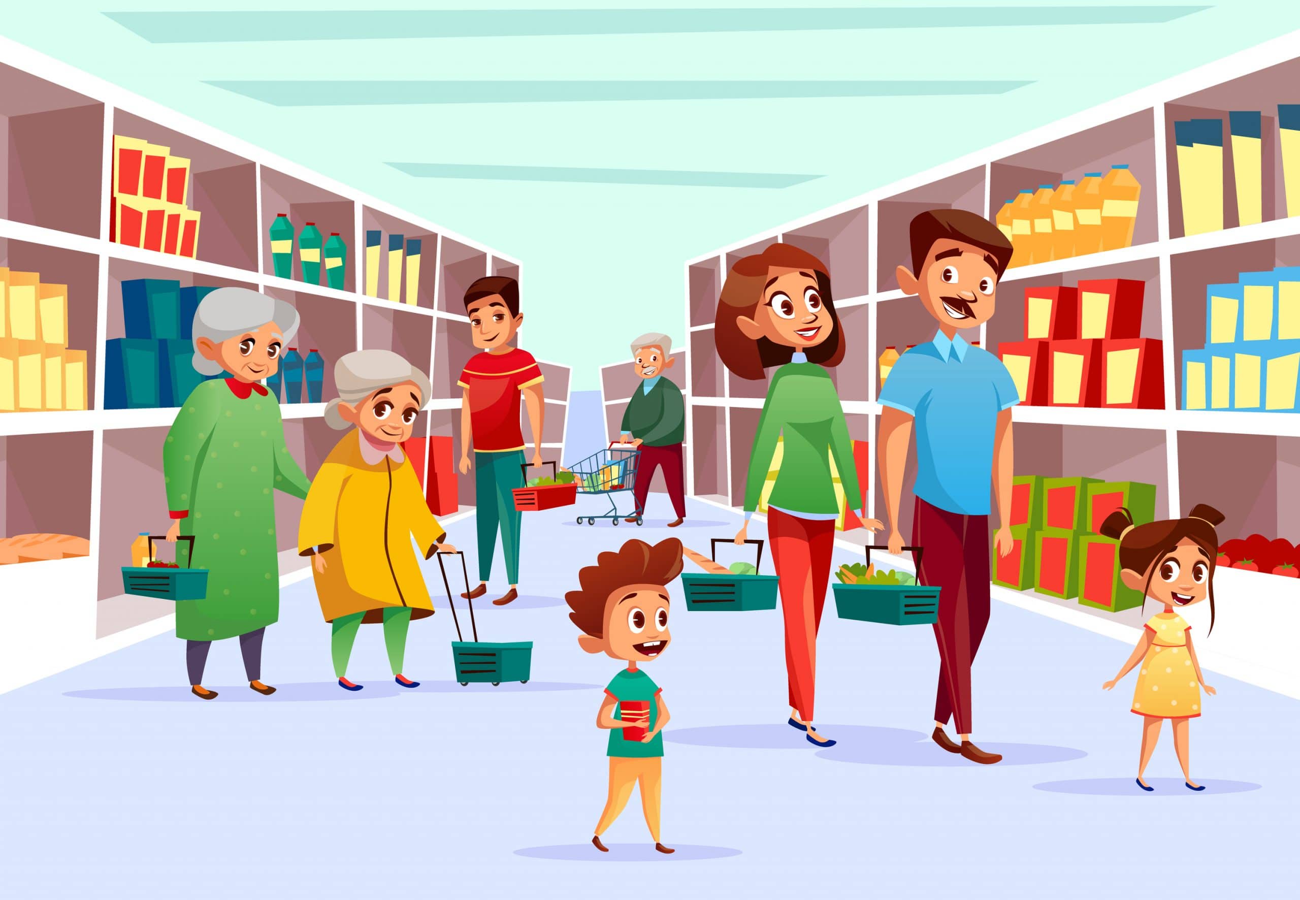 How to make grocery shopping on a budget fun for the whole family