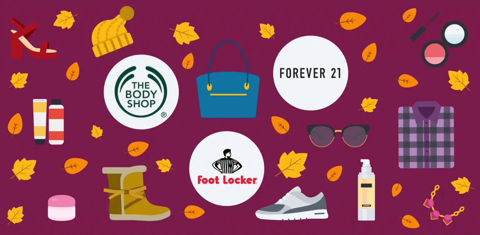 Save on Holiday Shopping at The Body Shop, Forever 21, and Foot Locker | www.shopkick.com