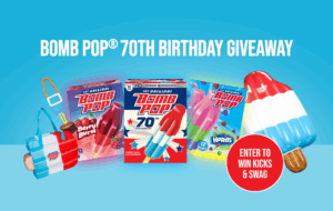 Bomb Pop® 70th Birthday Giveaway