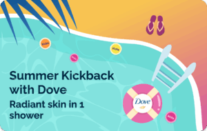 Summer kickback with Dove