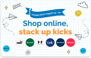 Shop online, stack up kicks