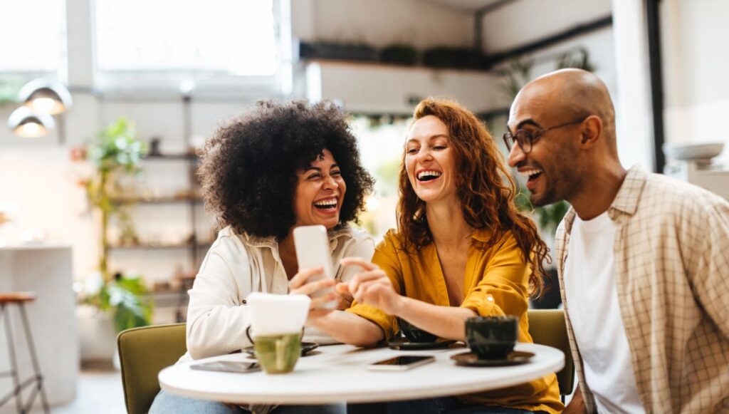 shopping with friends