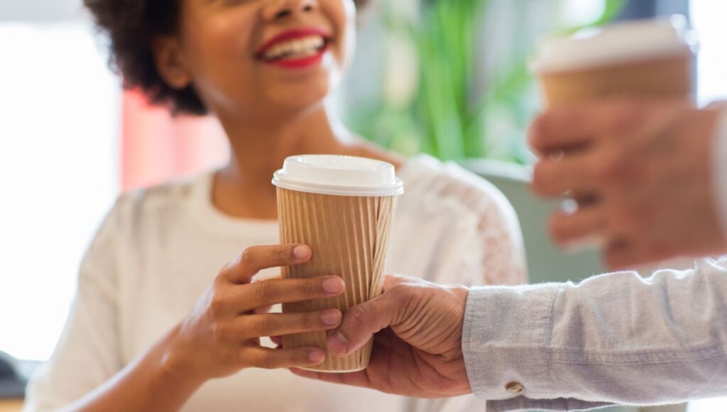 coffee from shopping