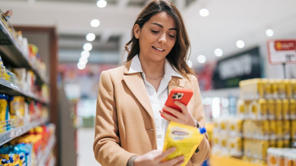using shopkick at the supermarket, shopkick, shopkick app, grocery shopping