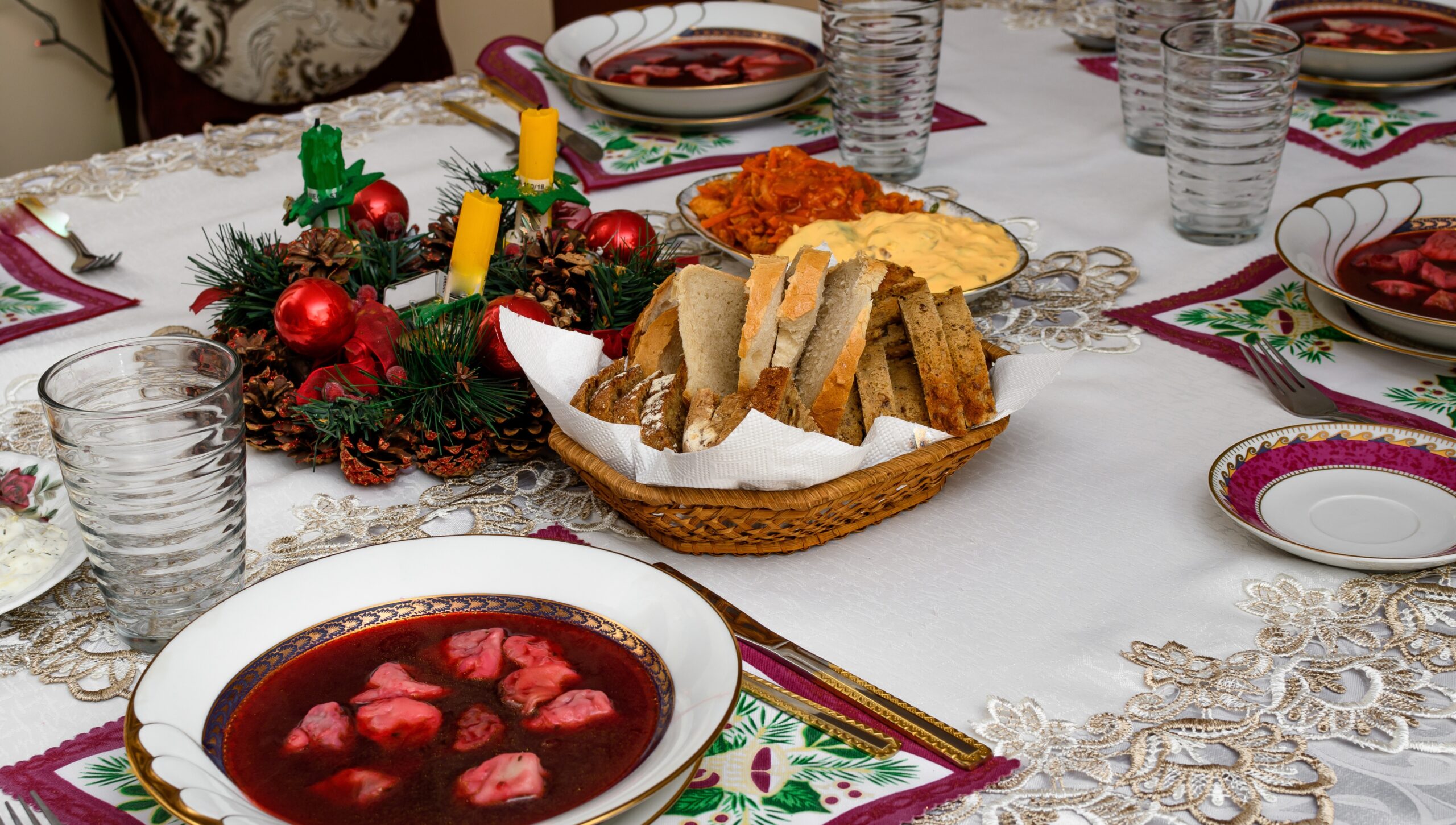 Festive holiday soup